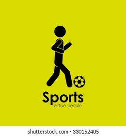 people active design, vector illustration eps10 graphic 