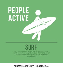 people active design, vector illustration eps10 graphic 