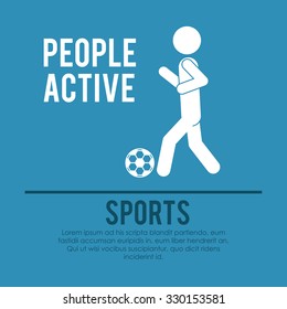 people active design, vector illustration eps10 graphic 