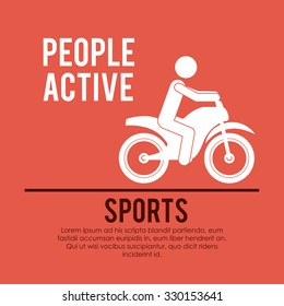 people active design, vector illustration eps10 graphic 