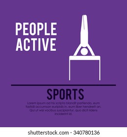 people active design, vector illustration eps10 graphic 