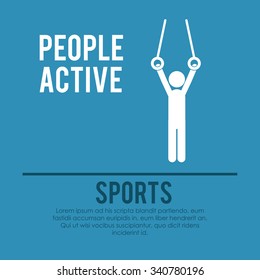 people active design, vector illustration eps10 graphic 