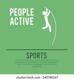 people active design, vector illustration eps10 graphic 