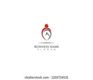 people active logo and vector community