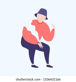 People activity flat illustrations