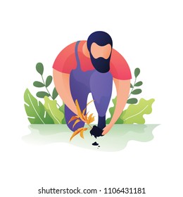 People activity flat illustrations