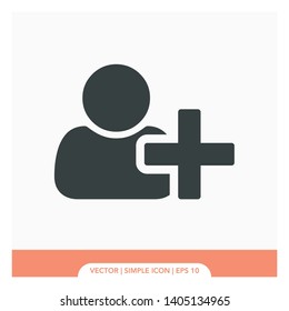 People Add Icon Vector Illustration