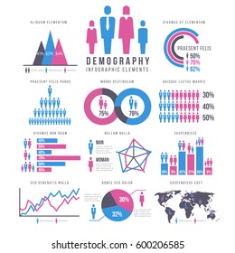 People, adult and child, human, people, family infographics vector signs and charts