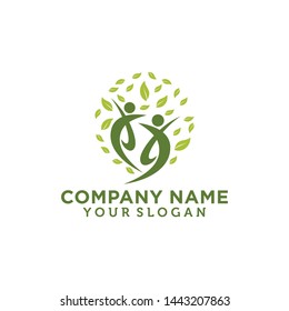 people and agriculture logo design