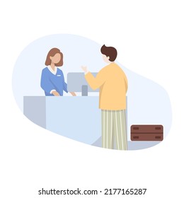 People in airport flat color icon of pilot stewardess tourists with travel bags at checkpoint and security screening. Passport control, luggage, security, check. Isolated vector illustration