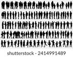 People All Age group Silhouette Set