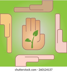 People from all over the world trying to save the little plant