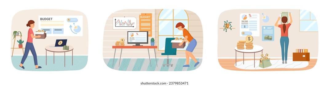 People analysis budget. Calculate financial plan of save income and expense management. Family budget, divides items of expenditure. Finance control, date, finance, moving budget. Move flat appartment