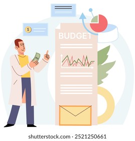 Orçamento de análise de pessoas. Calcular plano financeiro de gerenciamento de receita e despesa de salvamento. Estimativa de custo do projeto, calcular orçamento ou recursos para concluir trabalho, plano financeiro, fatura ou imposto, despesa