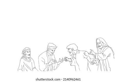 La gente está enfadada, Vector de fondo.