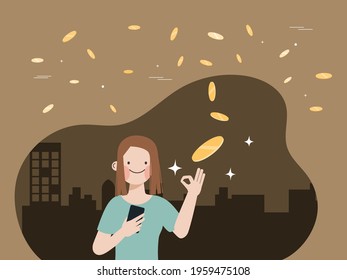 People with app analytics, stock exchange, trading. Stock market investment trading concept. 