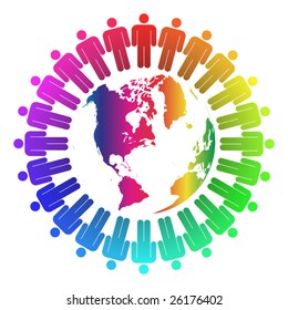 People around the world