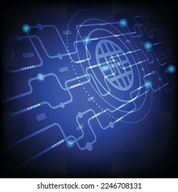 People around the world pressing internal control buttons on virtual screens. Business, technology, internet and network concept - 3D illustration