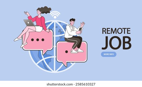 People around the world teamwork, global business, unity concept, VECTOR, EPS10