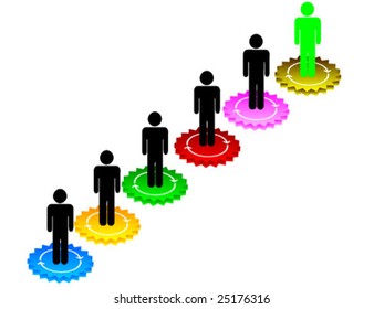 people arrangement