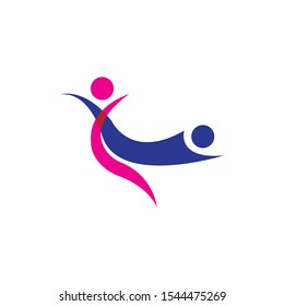 people art logo stoks illustration