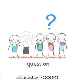 people ask the magician
