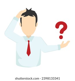 A People Asking Question Vector