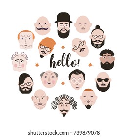 People Avatar Face icons