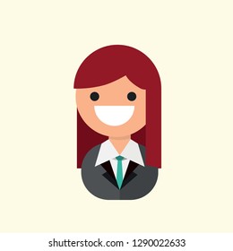 People Avatar Flat Icon Vector Graphic Download Template