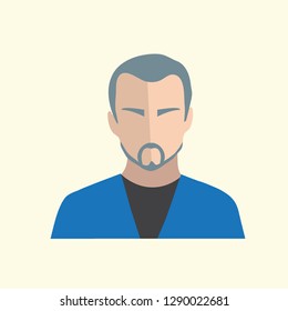 People Avatar Flat Icon Vector Graphic Download Template