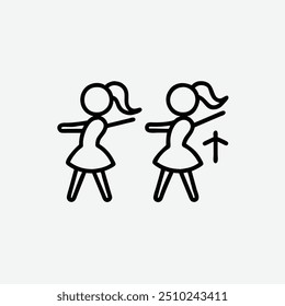 People avatar flat icons. Vector illustration included icon as old man, female, senior, adult businessman and young human, child black silhouette pictogram for user profile