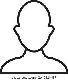 People Avatar Icon - Profile Diverse Empty Faces for Social Network - vector abstract, For Mobile and Web as Profile, User, Social Media, Member, Communication, Avatar, Customer Support,