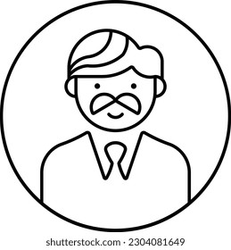 people- avatar- man- user- person- Outline