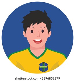 People avatar . User portraits. Different human face icons. Male characters. Smiling men characters. Flat cartoon style vector illustration #13