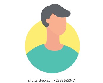 People avatar vector illustration. The human head holds power thoughts, emotions, and complexity mind Personal profiles provide insight into users preferences, hobbies, and social connections