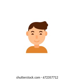 People avatar vector illustration. Human in modern flat style design. Business avatar on white background. Face vector concept for design web site, printed materials, social network, etc. 