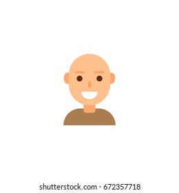 People avatar vector illustration. Human in modern flat style design. Business avatar on white background. Face vector concept for design web site, printed materials, social network, etc. 