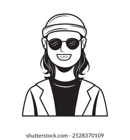 People Avatar Vector - Man 04