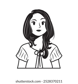 People Avatar Vector - Woman 01
