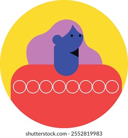 People avatars. Icons for games, online communities, web forums. Vector illustration in flat cartoon style