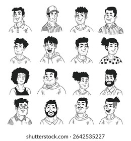 Os avatares de pessoas definem o caractere padrão