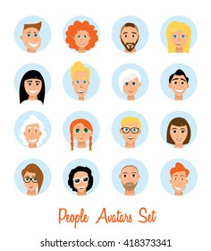 funny avatar network images stock photos vectors shutterstock https www shutterstock com image vector people avatars set vector illustration on 418373341