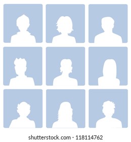 People Avatars,Vector