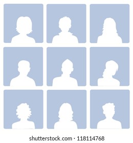 People Avatars,Vector