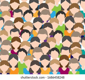 a lot of people background