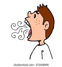 Bad Breath Cartoon Images, Stock Photos & Vectors | Shutterstock