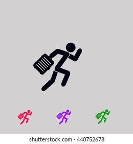 People and bag icon