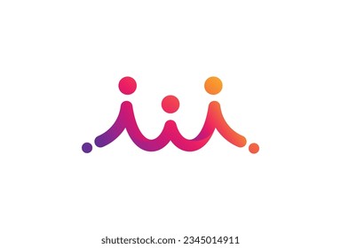 people beat logo icon vector isolated