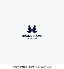 People Bird logo template design in Vector illustration 