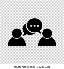 people  - black vector icon